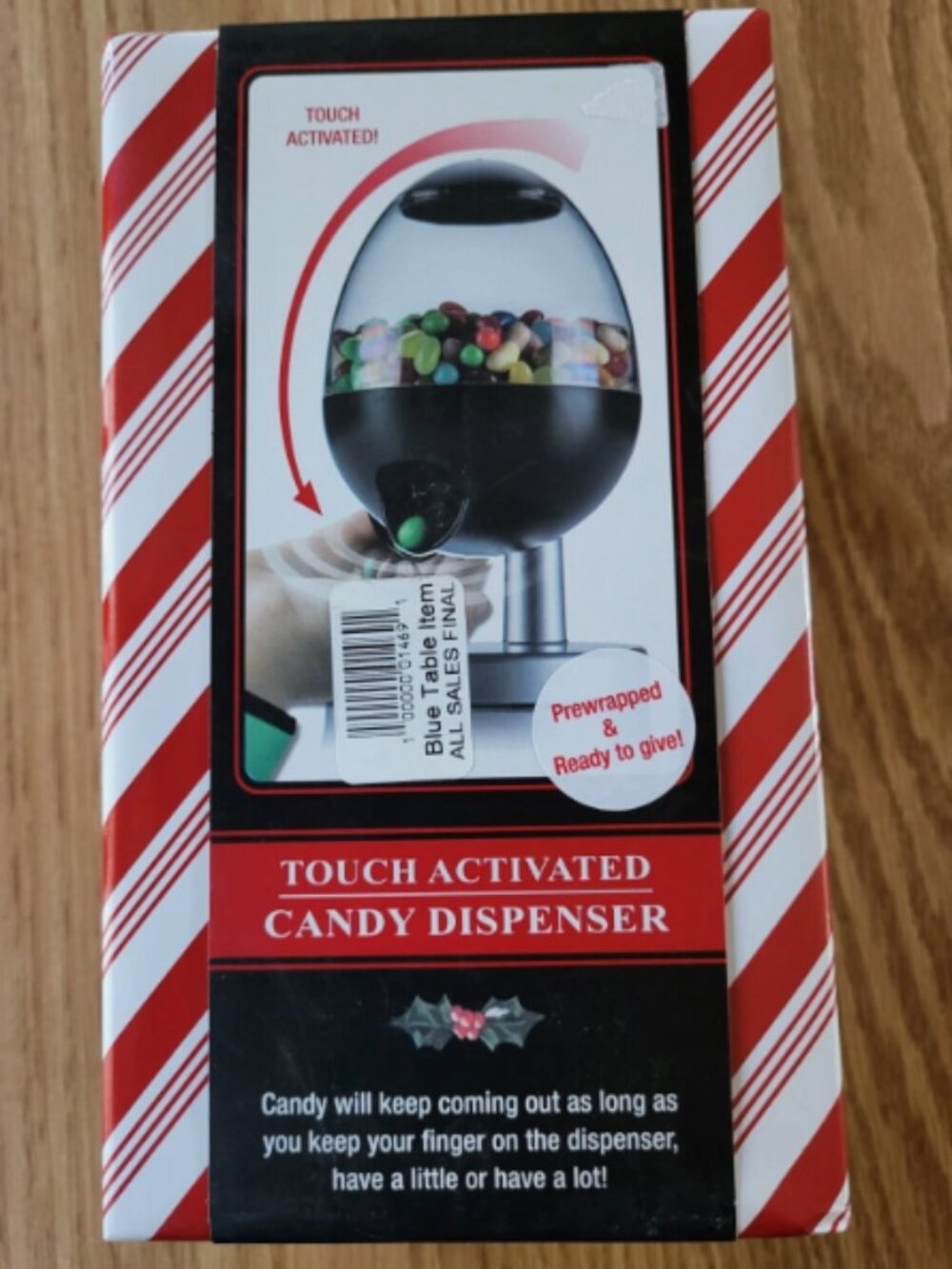 Touch Activated Candy Peanut Electronic Dispenser Clear Fun Work